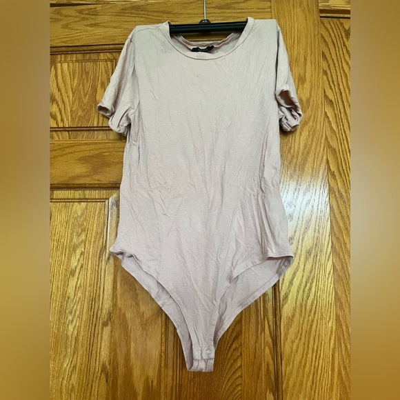 Forever 21 - Dusty Pink Mesh Bodysuit - Picture 1 of 4